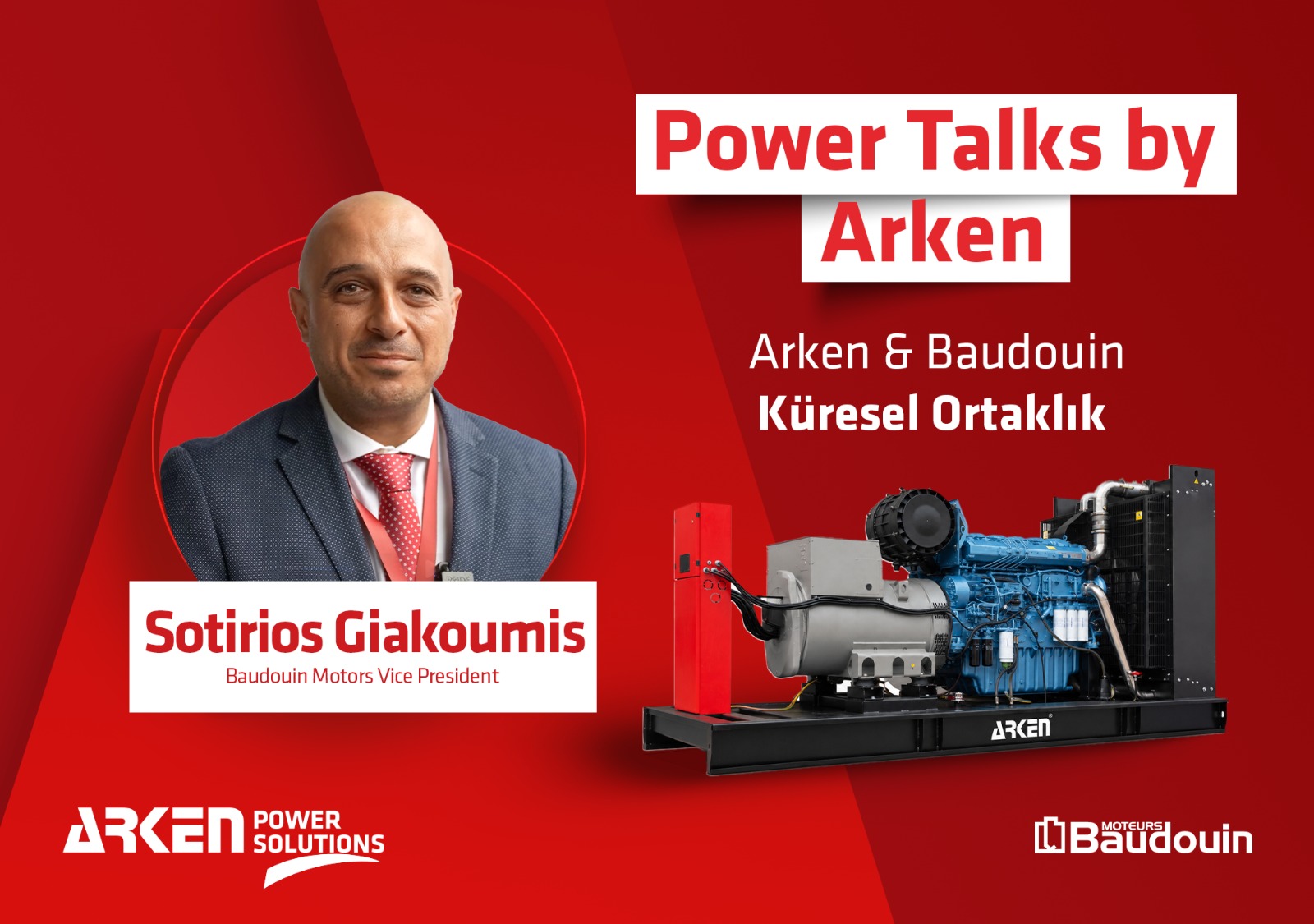 Power Talks By Arken - Sotirios Giakoumis, Vice President of Baudouin Motors